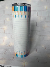 Load image into Gallery viewer, Teacher Rainbow Tumbler 20oz