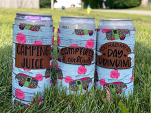 Load image into Gallery viewer, Skinny can koozies with patch