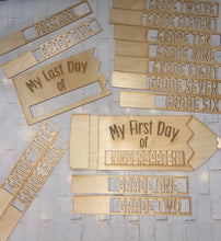 Load image into Gallery viewer, First Day Of School changeable sign