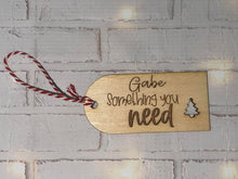 Load image into Gallery viewer, Gift Tags Want, Wear, Need, Share, Do, Read