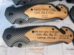 Custom Engraved Knife