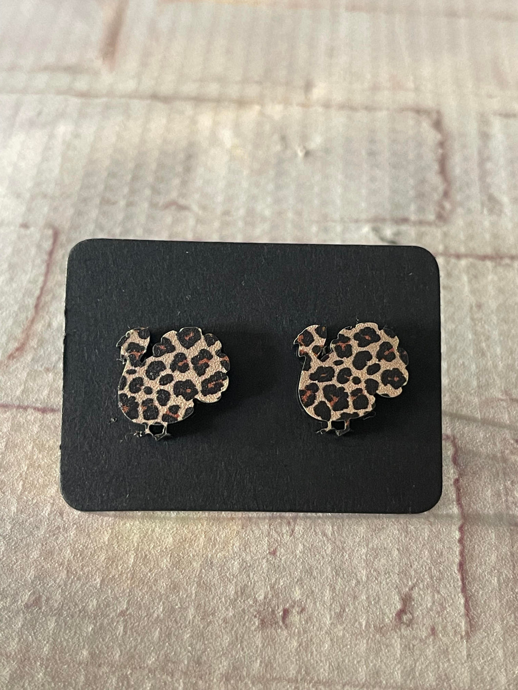 Leopard Turkey Stud Earrings