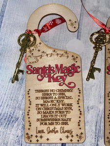 Santa's Magic Key and Door Hanger