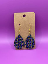 Load image into Gallery viewer, Mardi Gras Earrings