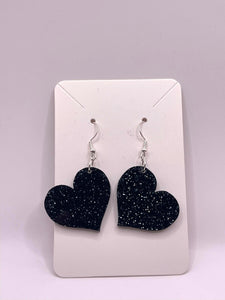 Valentines Day Heart Dangle Earrings