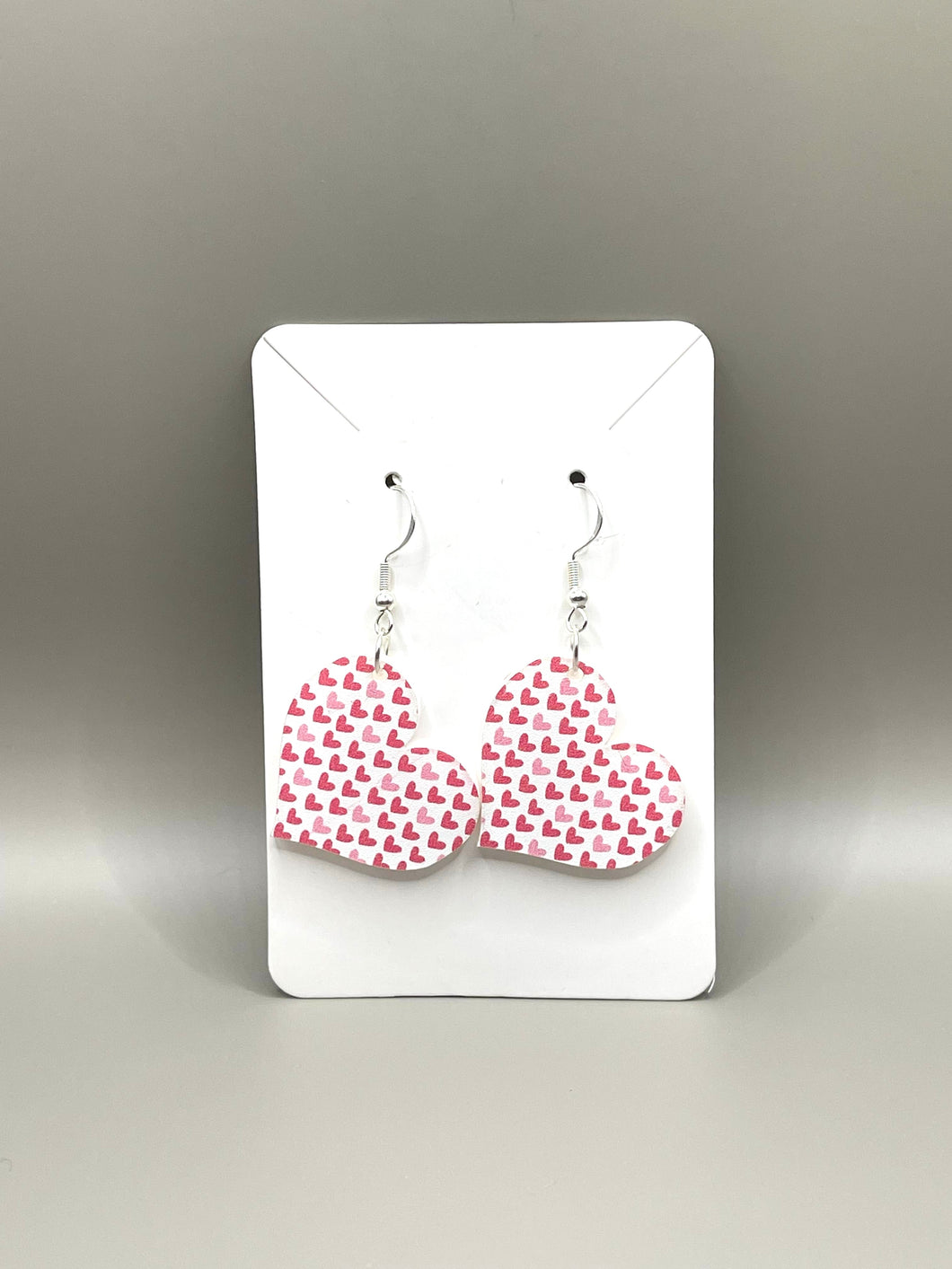 Valentines Day Heart Dangle Earrings