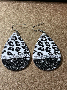 Black Leopard earring