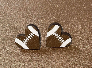 Heart Sport Stud Earring