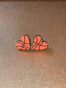 Heart Sport Stud Earring