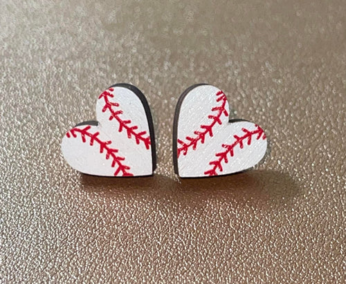 Heart Sport Stud Earring