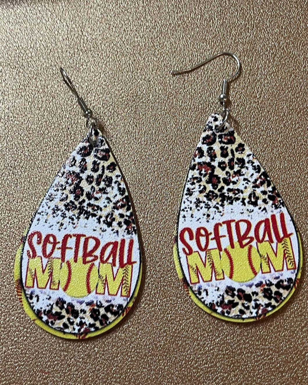 Softball Mom Earring