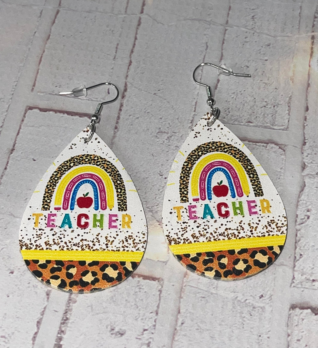 Teacher leopard Earring