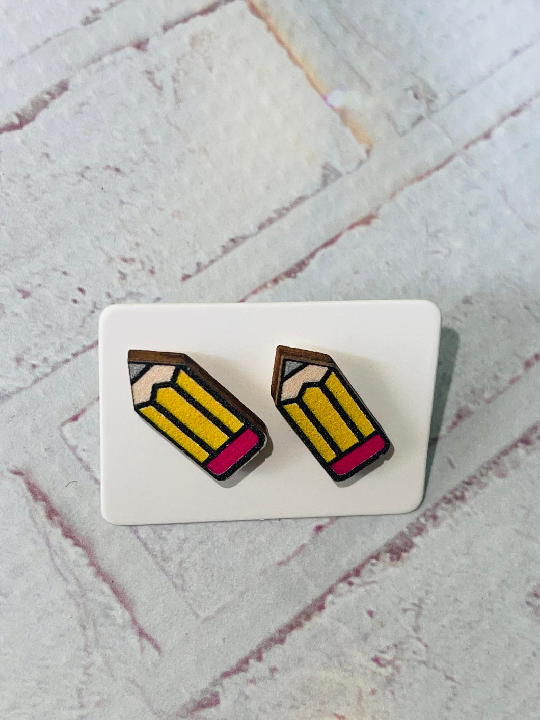 School Stud Earrings