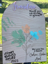 Load image into Gallery viewer, Mothers day handprint sign