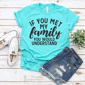 IF YOU MET MY FAMILY YOU WOULD UNDERSTAND (E419-3)