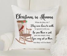 Load image into Gallery viewer, Because Someone We Love Is In Heaven Pillow