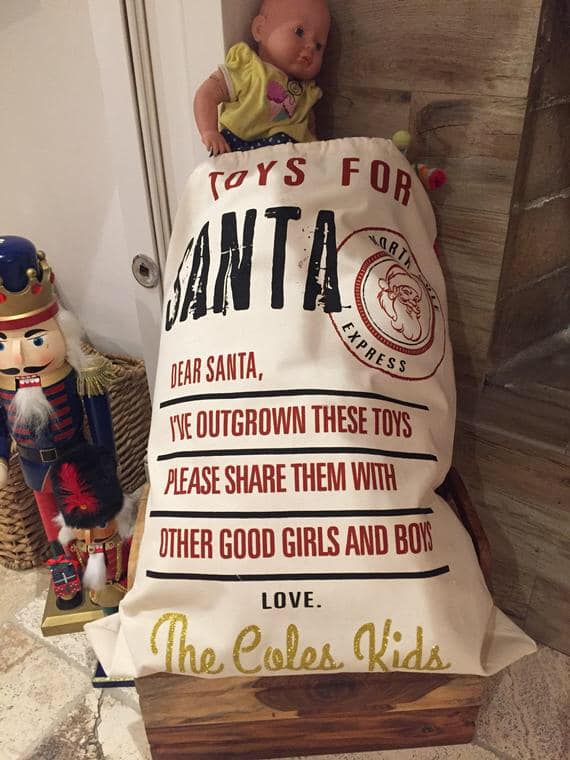 Toys for Santa sack