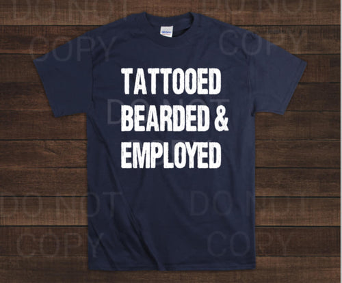 Tattooed Bearded and Employed (E124-2)