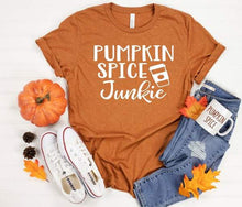 Load image into Gallery viewer, Pumpkin spice junkie (F93-4)