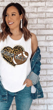 Load image into Gallery viewer, Leopard Heart Game Day Football FO28-1