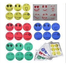 Load image into Gallery viewer, Mosquito Repellent Smiley Face Stickers (5 sheets of 6 stickers each)