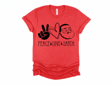 Load image into Gallery viewer, Peace love Santa (C31-5)