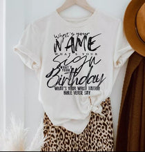 Load image into Gallery viewer, What&#39;s your name what&#39;s your sign what&#39;s your birthday (E197-6)