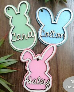 Easter Bunny Tags