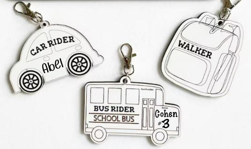 Bookbag tags