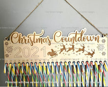 Load image into Gallery viewer, Christmas Countdown Sign