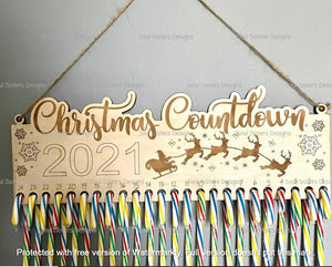 Christmas Countdown Sign