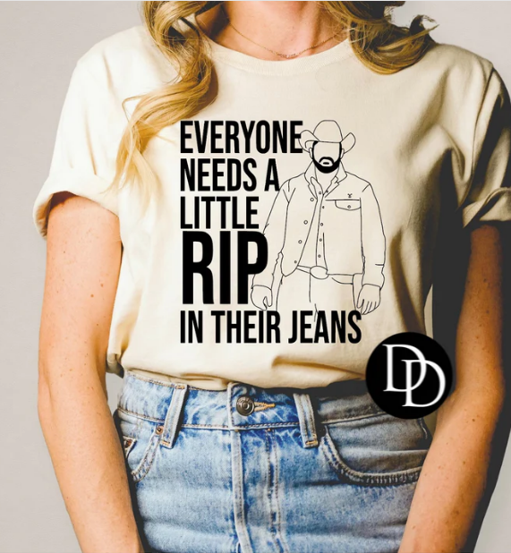 Everyone Needs A Little Rip In Their Jeans