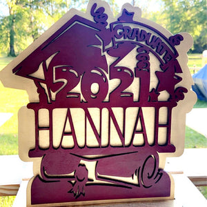 Personalized Graduation Centerpiece