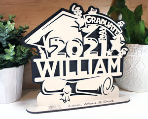 Personalized Graduation Centerpiece