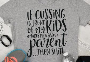 If cussing in front of my kids (M29-1)