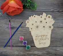 Load image into Gallery viewer, Mothers Day Picked flower holder (DIY paint set)