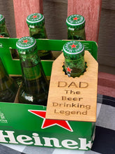 Load image into Gallery viewer, Beer neck tags-SET of 4-Fathers day Gift