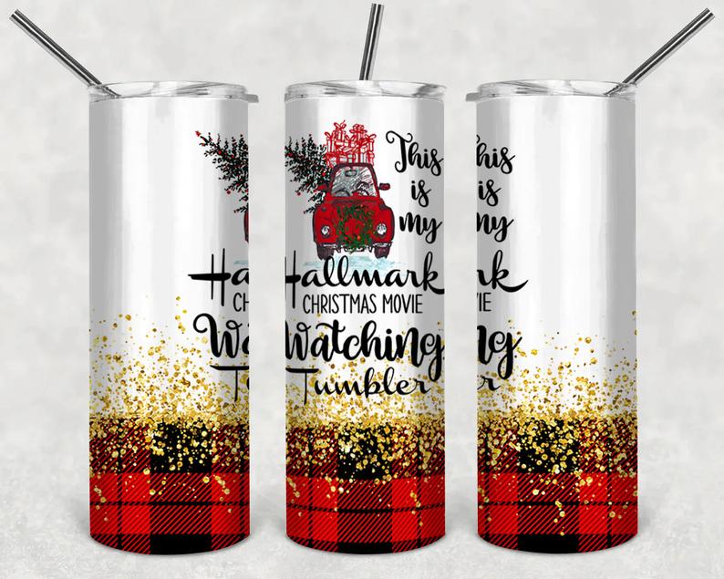 Christmas movie tumbler