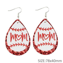 Load image into Gallery viewer, Baseball/Softball Mom drop Earring