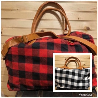 Buffalo Plaid totes