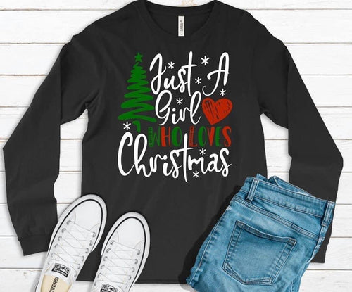 This girl Loves Christmas (c103-1)