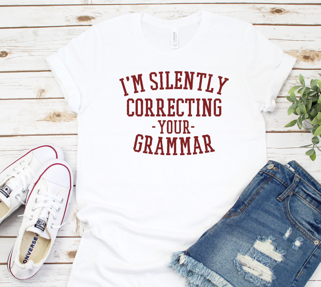 Silently correcting your grammar