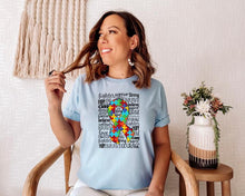 Load image into Gallery viewer, Ribbon and Words (Autism Awareness)