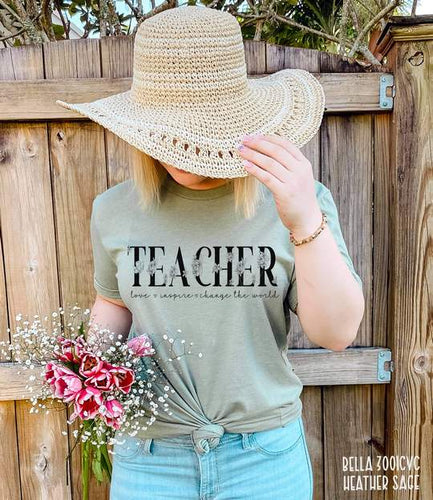 Floral Teacher (L14-6)