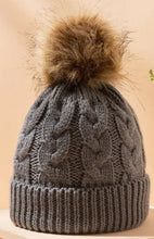 Load image into Gallery viewer, Toddler Pom Pom  Beanie
