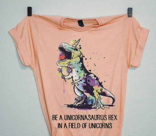 Be a unicornasaurus rex in a field of unicorns (E295-1)