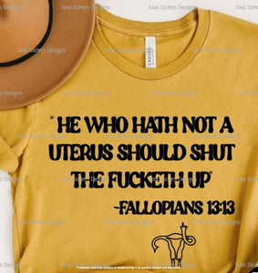 He Who Hath Not A Uterus